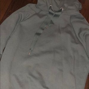 aerie soft army green hoodie